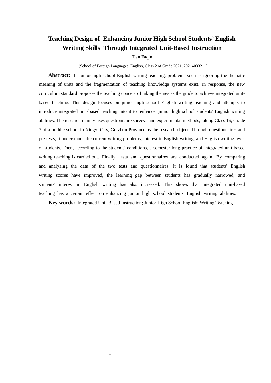 25年CH英语 基于单元整体教学提升初中生英语写作能力的教学设计TeachingDesignofEnhancingJuniorHighSchoolStudent n(终)-约12979字符.docx_第4页