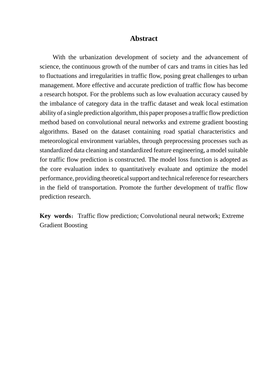 25年CH基于CNN和XGBoost的交通流量预测研究终稿-约20699字符.docx_第3页