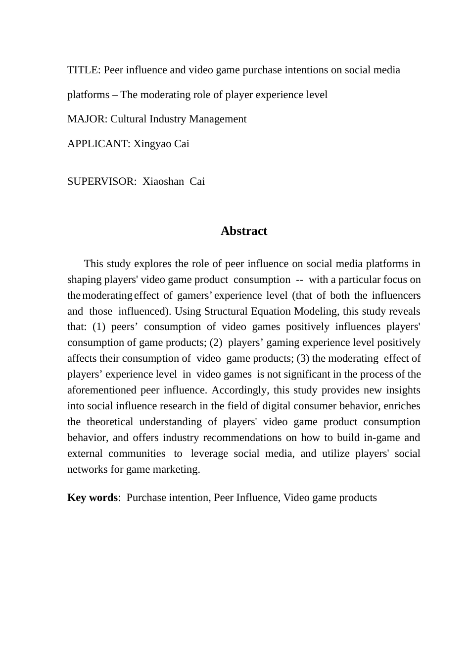 25年CH文化产业管理 社交媒体平台同侪影响与电子游戏购买意愿-基于经验水平的调节作用2-F1终稿-约16745字符.docx_第2页
