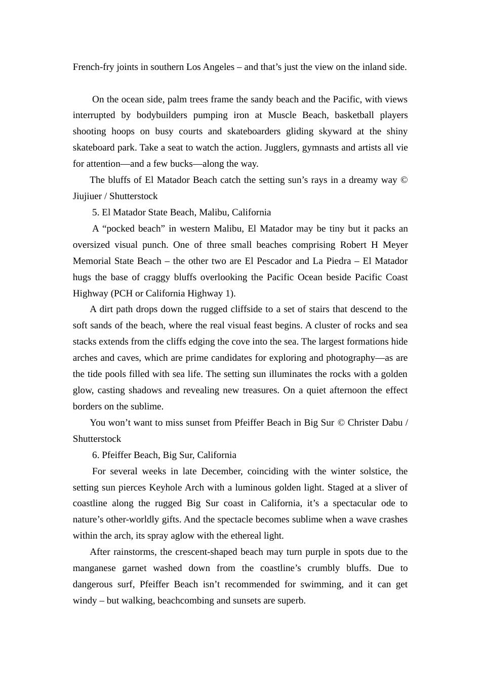 25年CH翻译学美国最好的海滩在哪里？一起来探索和享受这28个海岸线目的地吧！》翻译实践报告AReporto.doc附录1原文 ne.doc_第3页