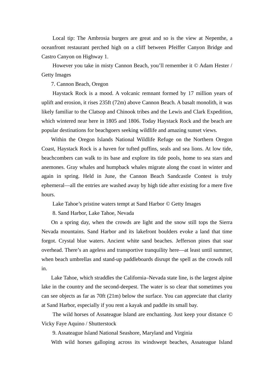 25年CH翻译学美国最好的海滩在哪里？一起来探索和享受这28个海岸线目的地吧！》翻译实践报告AReporto.doc附录1原文 ne.doc_第4页