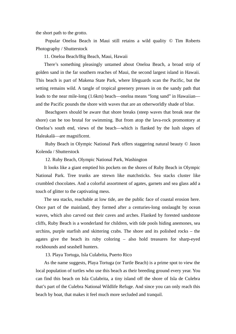 25年CH翻译学美国最好的海滩在哪里？一起来探索和享受这28个海岸线目的地吧！》翻译实践报告AReporto.doc附录1原文 ne.doc_第6页