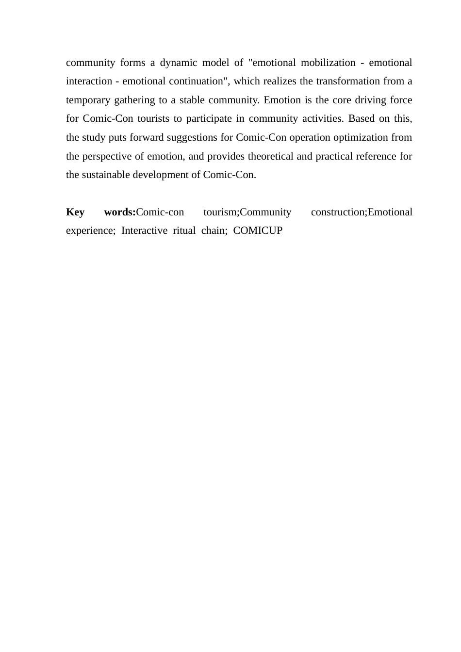 25年CH会展经济管理 情感视角下漫展旅游者社群建构研究-以COMICUP囧猫娘为例-约26052字符.doc_第3页