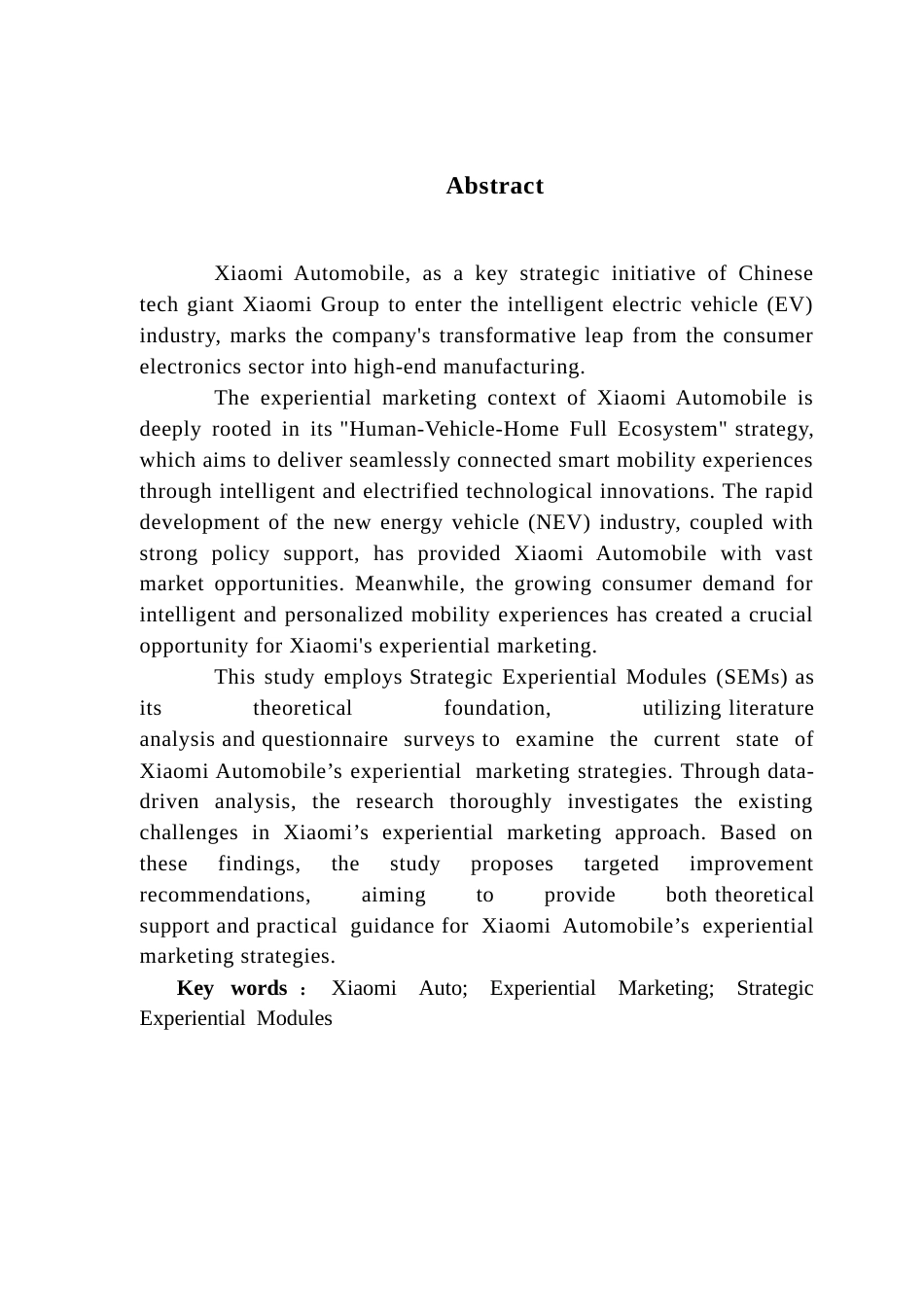 25年CH市场营销 小米汽车的体验营销策略研究终稿-约18997字符.docx_第3页
