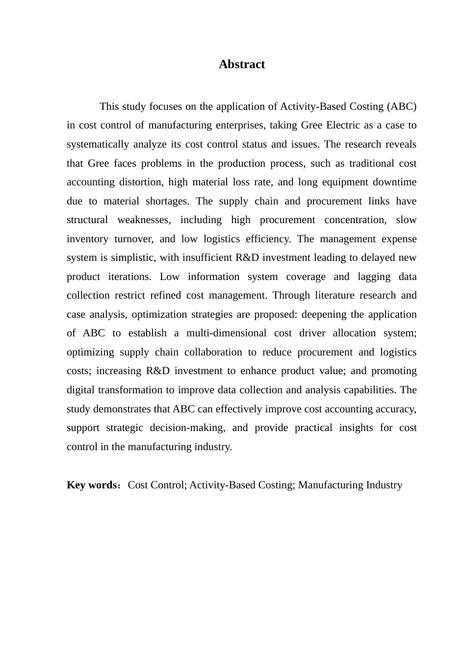 25年CH会计学 关键词：成本控制；作业成本法；制造业终稿-约18431字符.docx_第7页