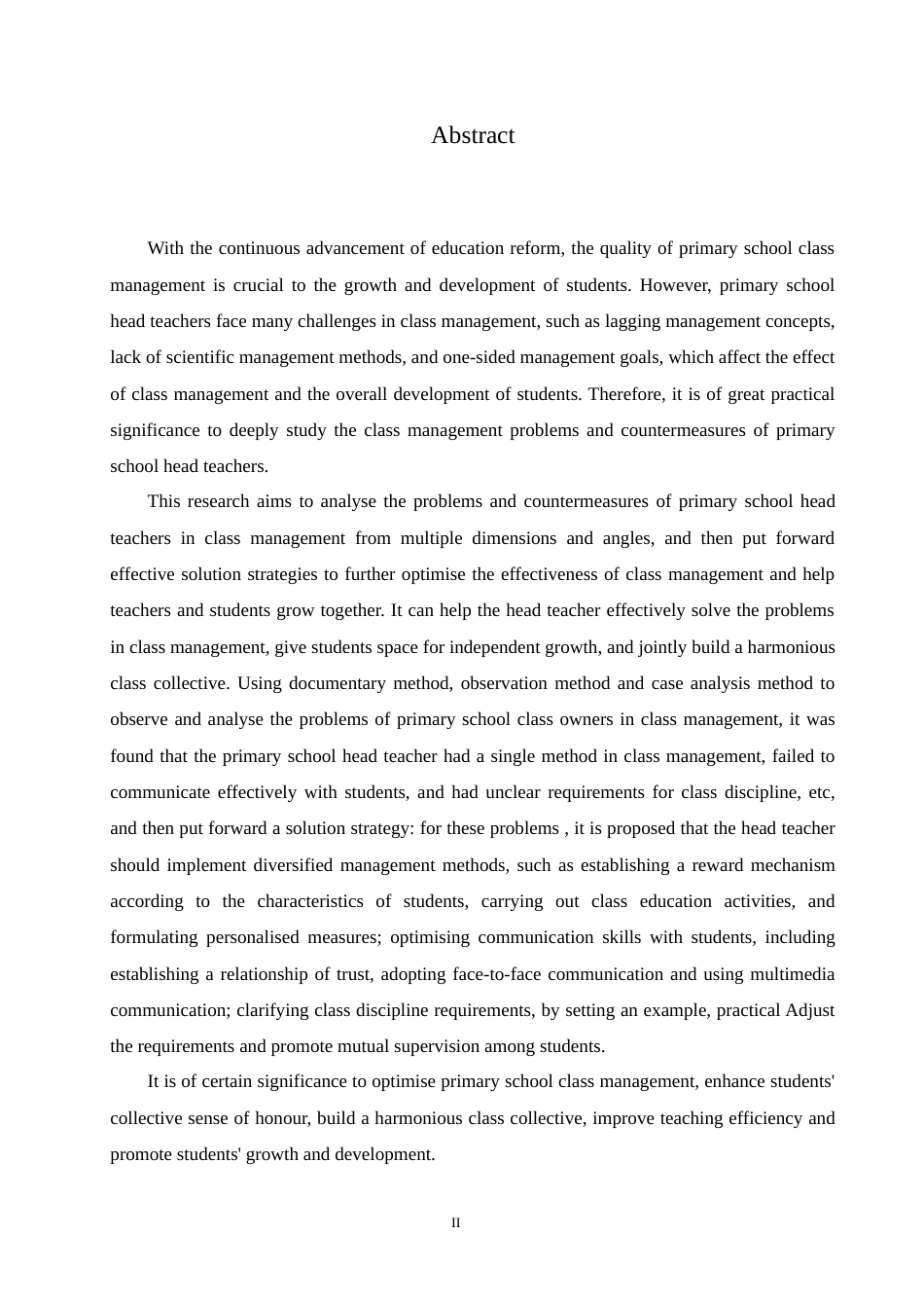 25年CH小学教育 小学班主任在班级管理中存在的问题及对策-约17609字符.doc_第3页