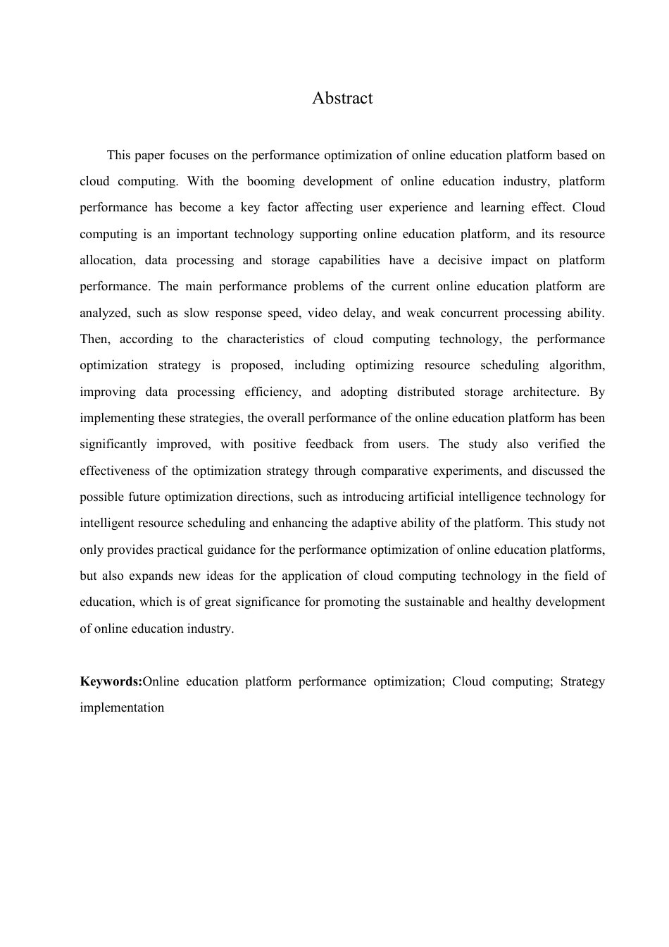 25年CH 基于云计算的在线教育平台性能优化研-成教.pdf_第4页