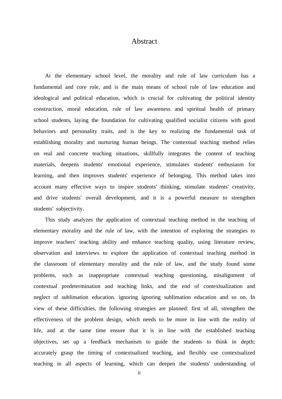 25年CH小学教育 情境教学法在小学道德与法治教学中的应用探究-约16360字符.doc_第2页