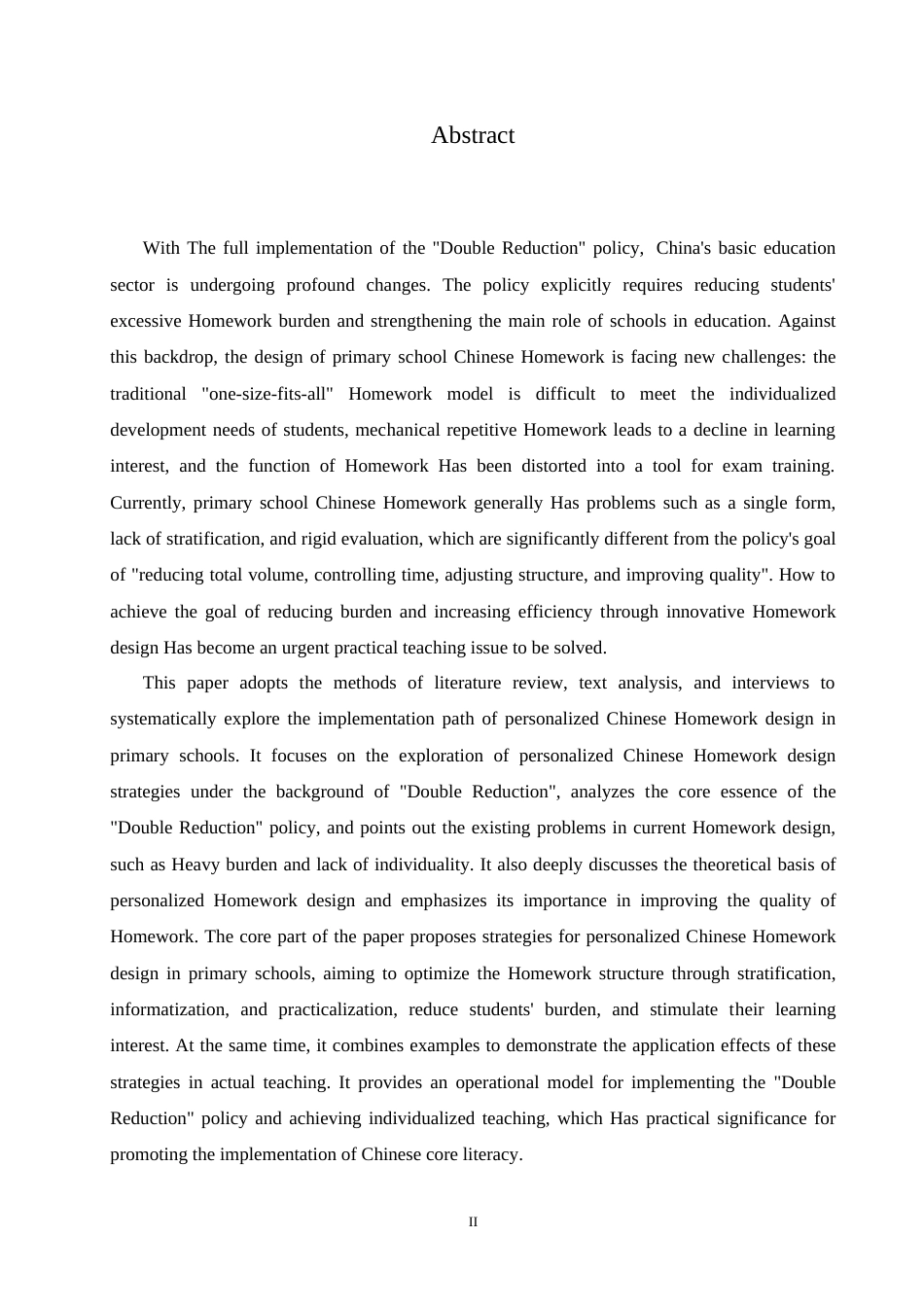 25年CH小学教育 双减背景下小学语文个性化作业设计策略探究-约17591字符.doc_第2页