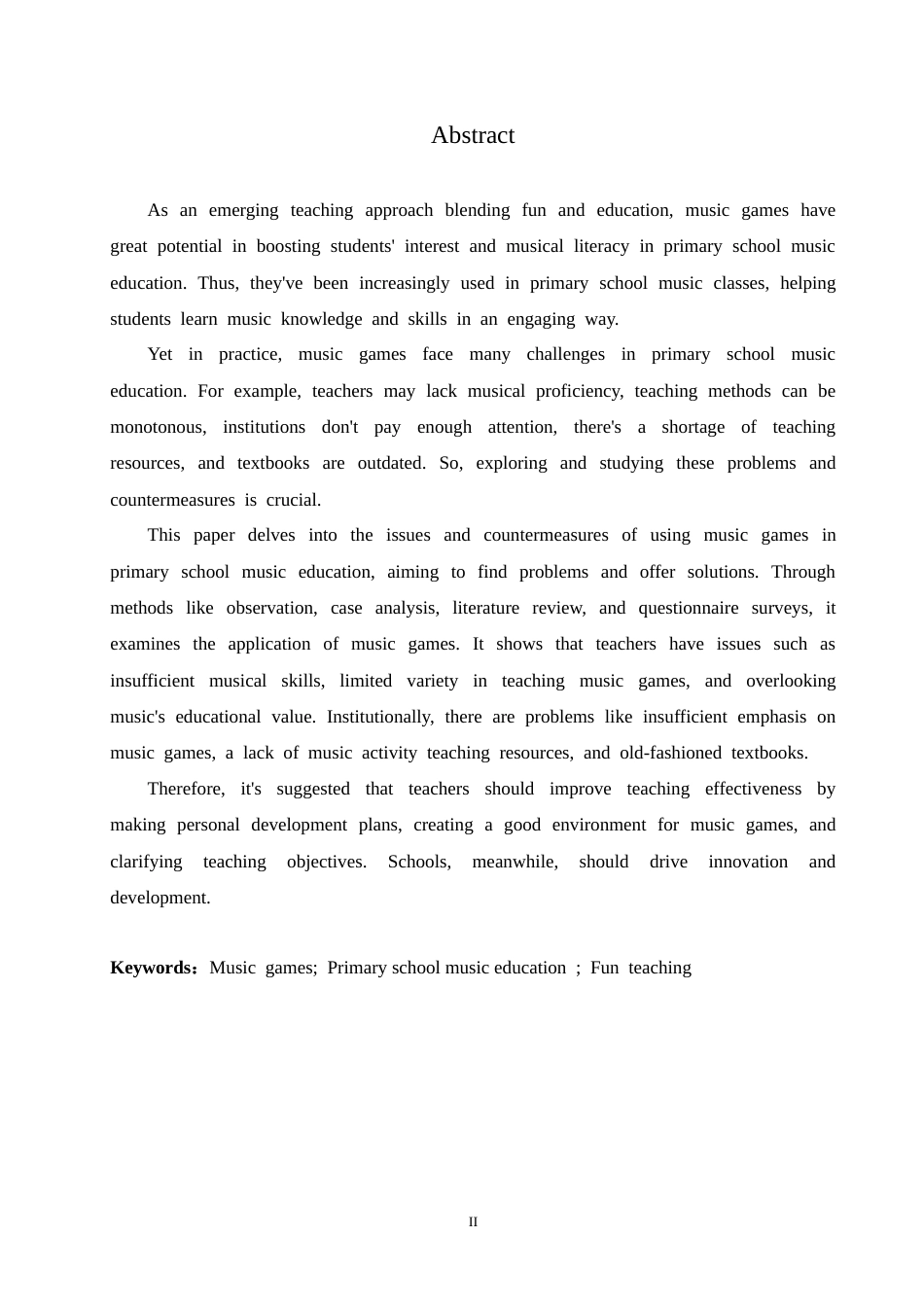 25年CH小学教育 音乐游戏在小学音乐教学中应用存在的问题及对策-约15553字符.doc_第2页