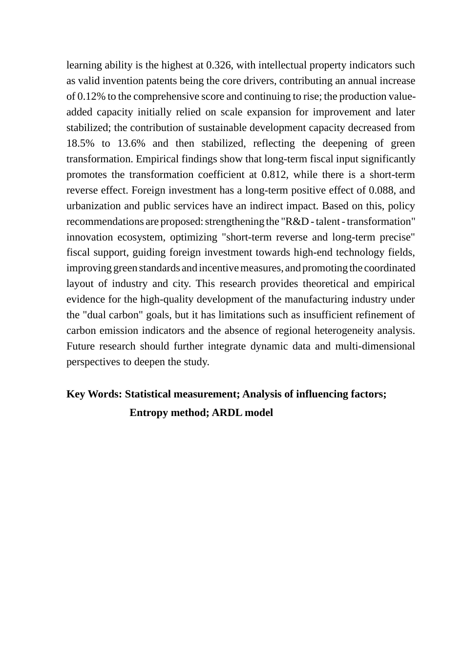 25年CH应用统计学 关键词：统计测度；影响因素分析；熵值法；ARDL模型终稿-约18267字符.docx_第3页