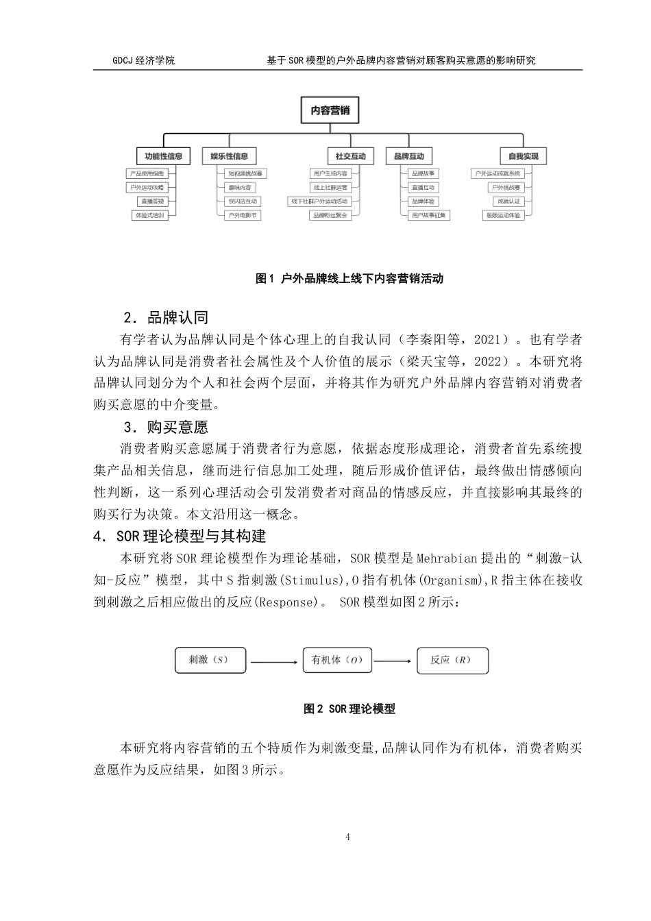 25年CH国际商务 基于SOR模型的户外品牌内容营销对顾客购买意愿的影响研究-约16942字符.doc_第8页