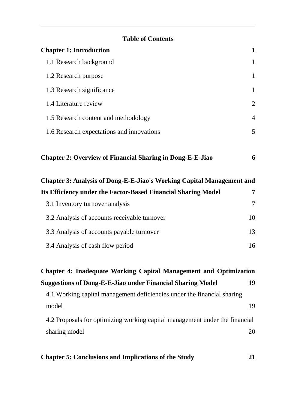 25年CH会计学英语 财务共享模式下企业营运资金管理研究_ Acasestu-约40867字符.doc_第5页