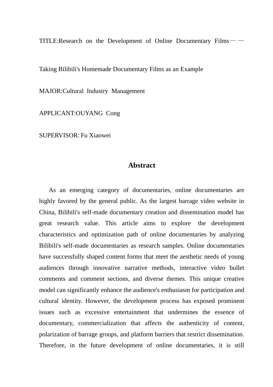 25年CH文化产业管理 网生纪录片发展研究-以哔哩哔哩自制纪录片为例-约15434字符.doc_第2页