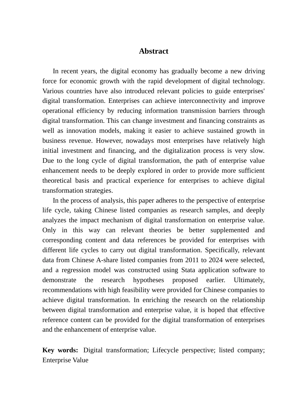25年CH数字经济 关键词：数字化转型；生命周期视角；上市公司；企业价值终稿-约17011字符.docx_第2页