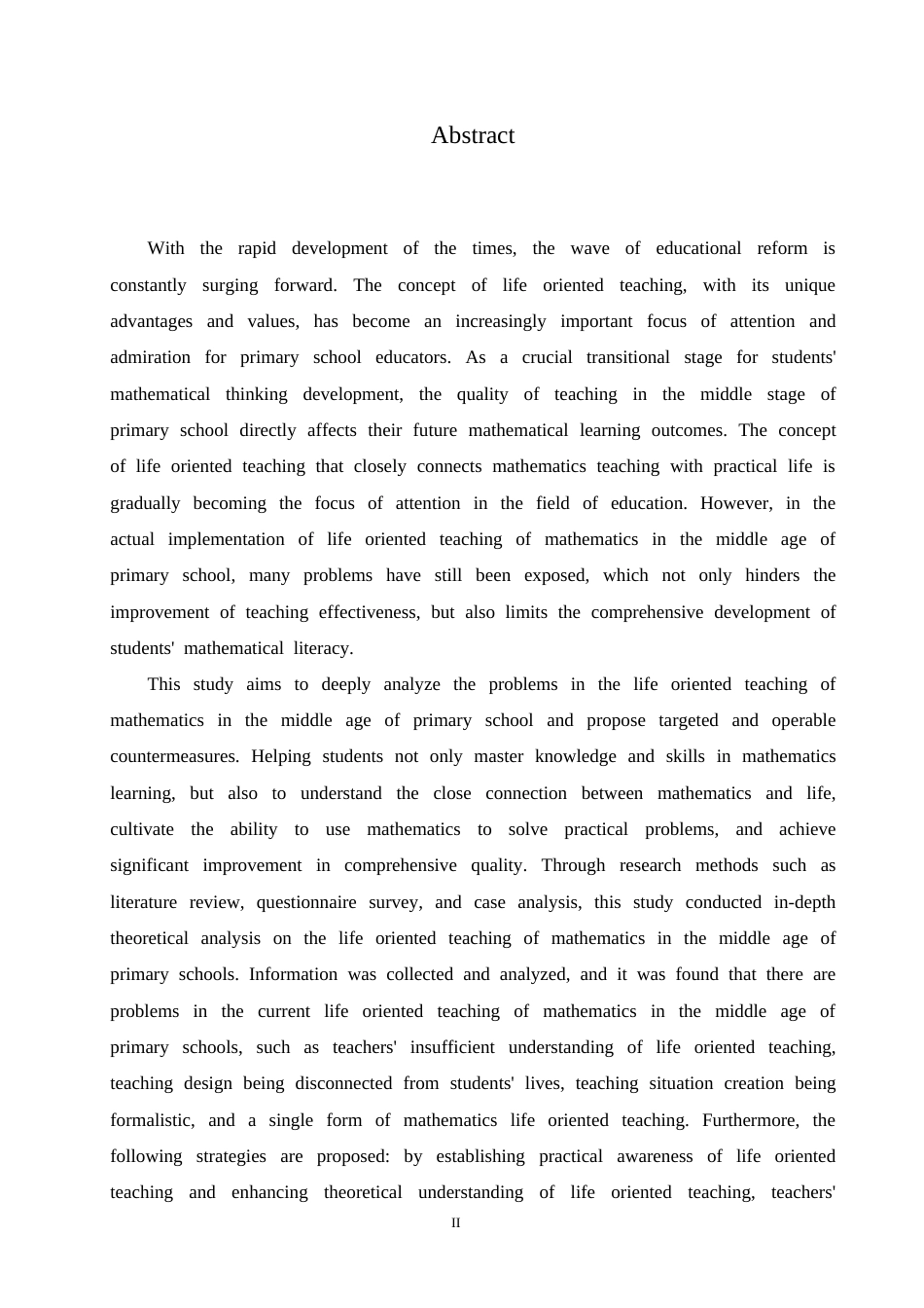 25年CH小学教育 小学中年段数学生活化教学中存在的问题及对策-约16908字符.doc_第3页