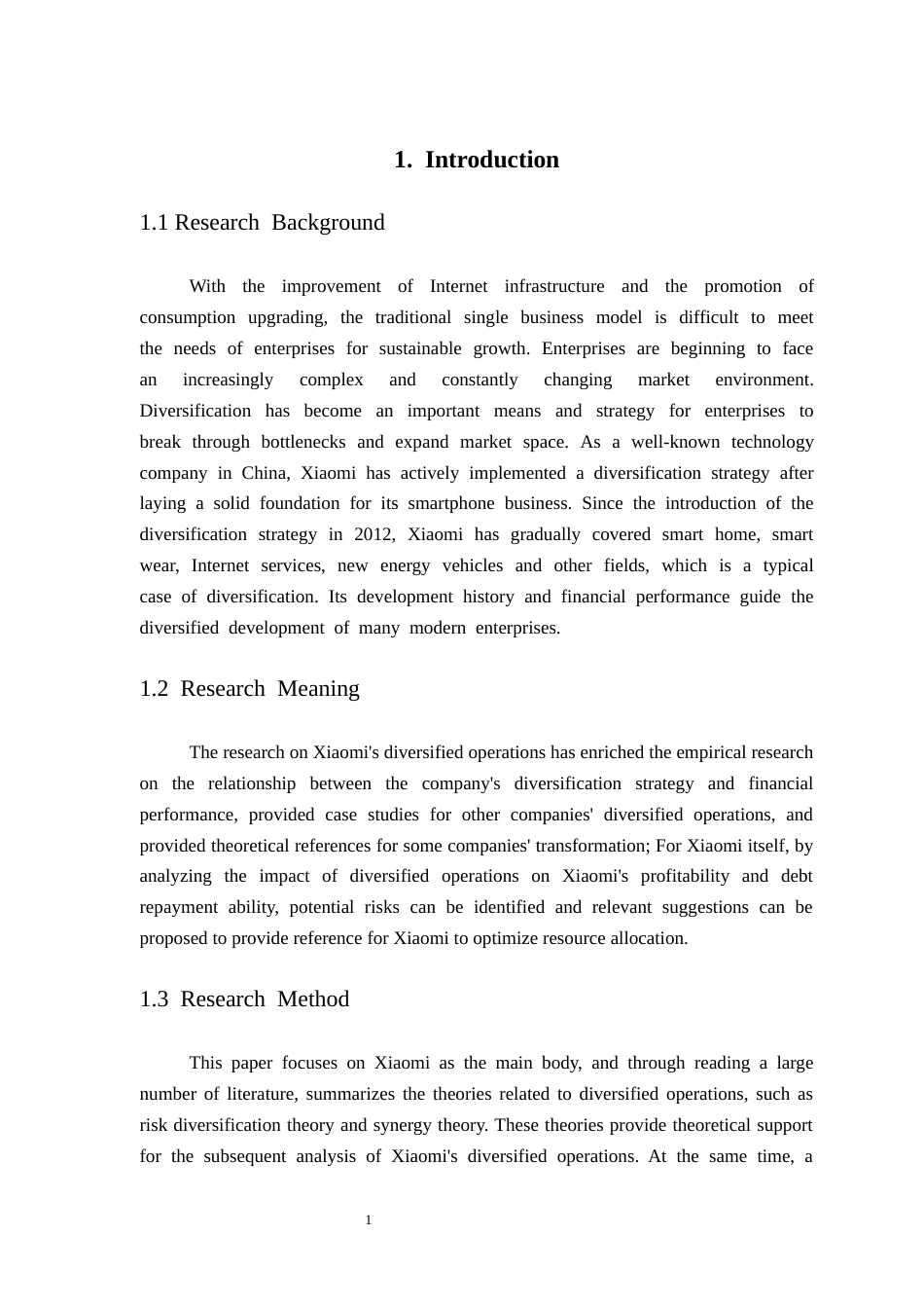 25年CH财务管理 关键词：小米公司；多元化；财务分析终稿-约29054字符.docx_第5页