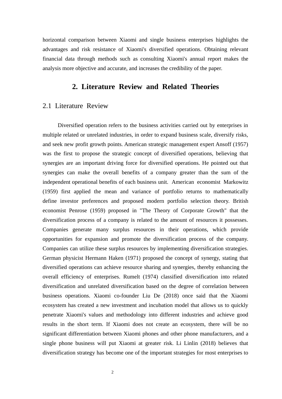 25年CH财务管理 关键词：小米公司；多元化；财务分析终稿-约29054字符.docx_第6页