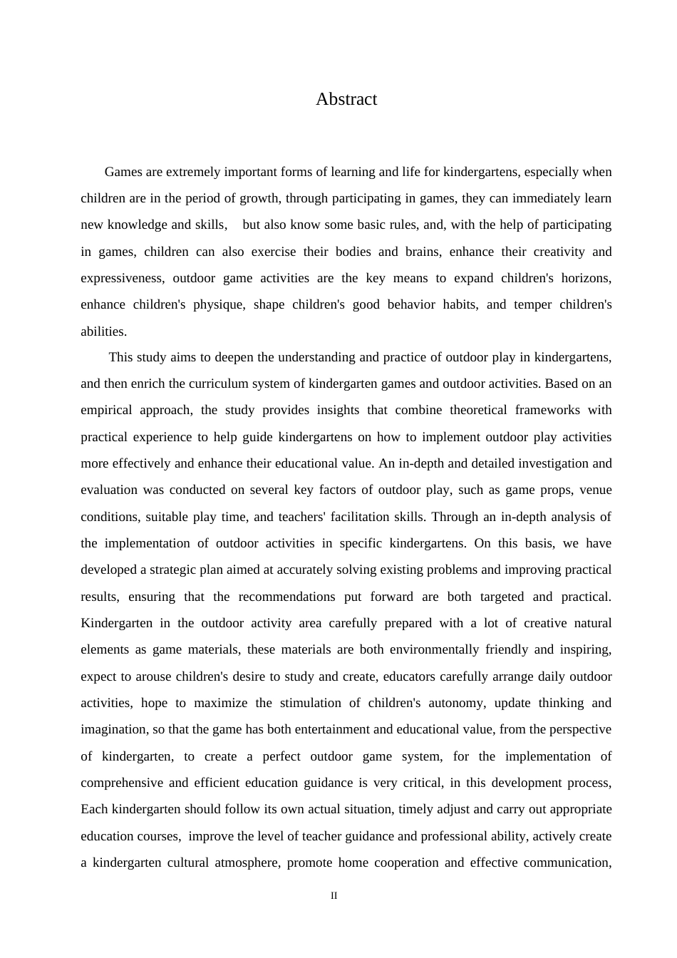 25年CH学前教育 幼儿园户外游戏活动开展存在的问题及对策.doc_第2页