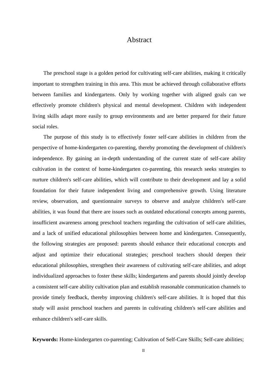 25年CH学前教育 家园共育视域下幼儿自理能力培养策略探究.doc_第2页