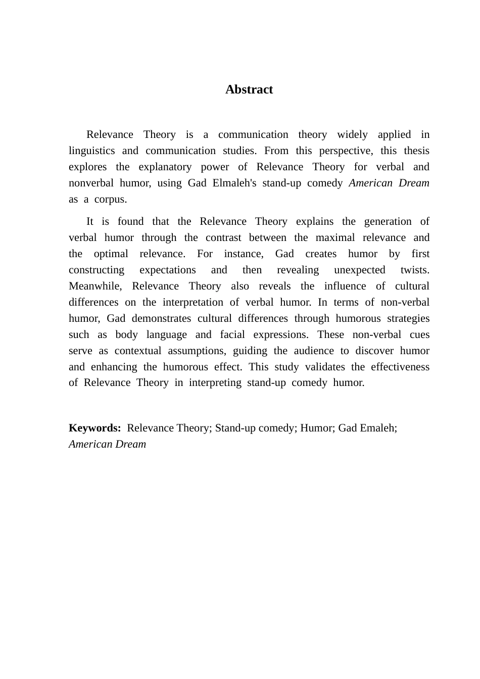 25年CH英语 关键词：关联理论；单口喜剧；幽默；加德·艾尔马莱；《美国梦》-约48712字符.docx_第5页