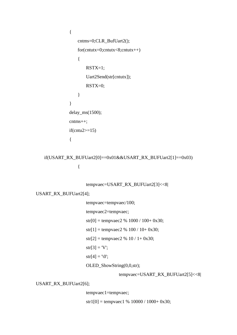 25年CH电子科学与技术 室内”三灾“报警器设计.docx 附录.docx_第3页