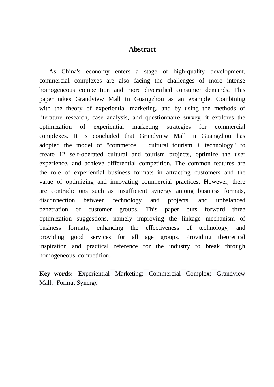 25年CH房地产开发与管理 商业综合体项目体验式营销策略研究——以广州正佳广场为例-约22759字符.doc_第3页