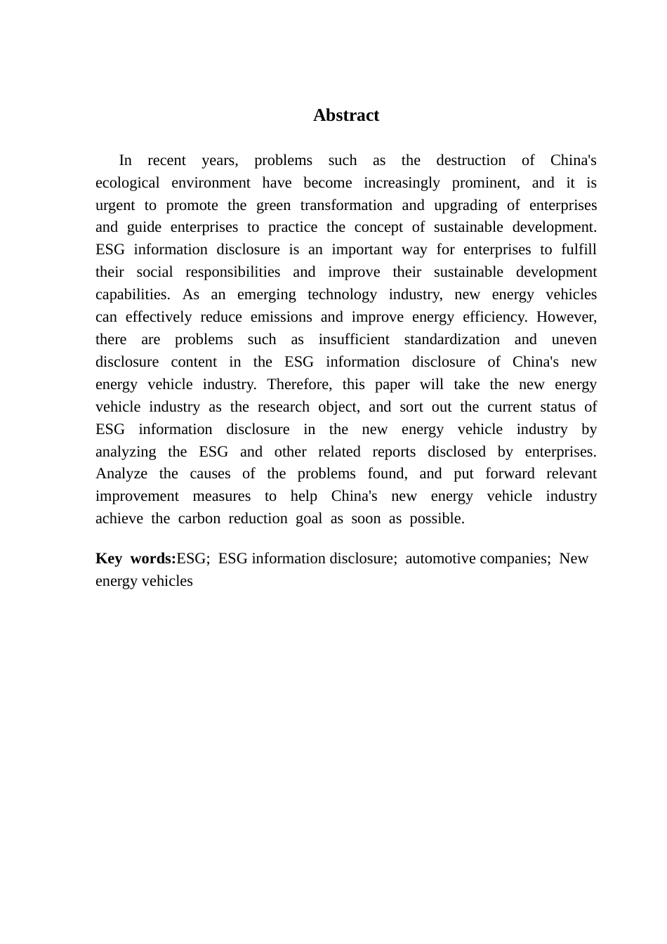 25年CH审计学 新能源汽车企业ESG信息披露现状-问题及对策-约14165字符.docx_第5页