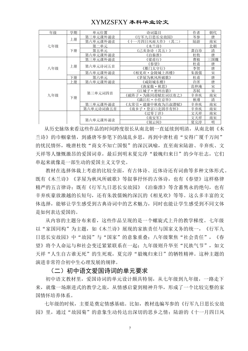 25年CH汉语言文学本科 初中语文爱国诗词的教学策略——以杜甫《春望》为例-约14029字符.doc_第6页