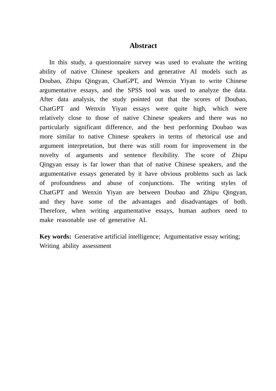 25年CH汉语言文学 生成式人工智能议论文写作能力测评研究（终稿）终稿-约18260字符.docx_第3页