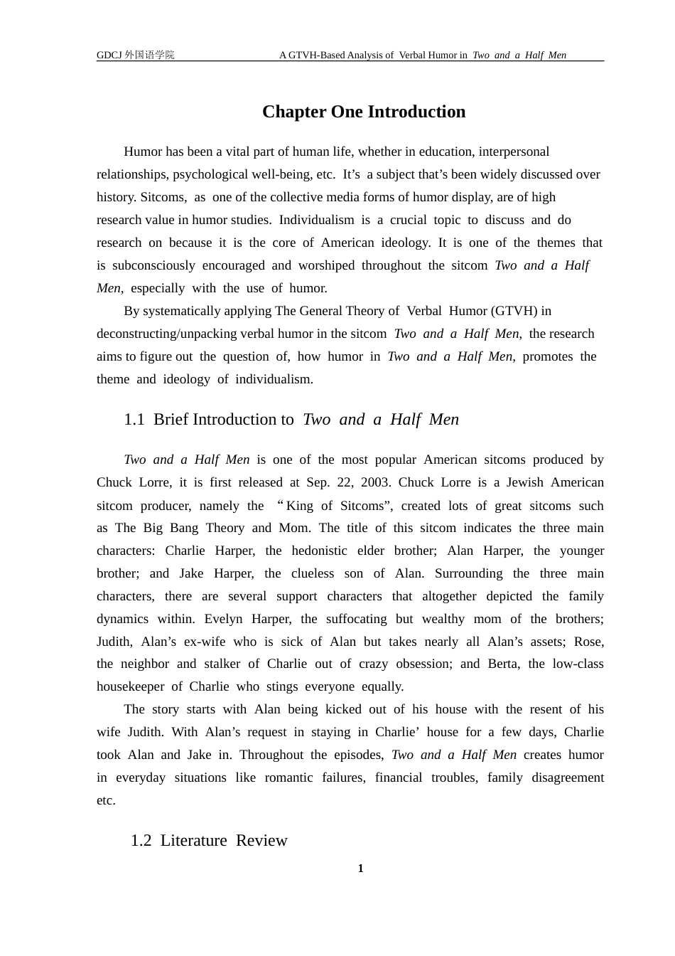 25年CH英语 关键词：言语幽默；情景喜剧；言语幽默普通理论；《好汉两个半》；个人主义-约50083字符.docx_第5页