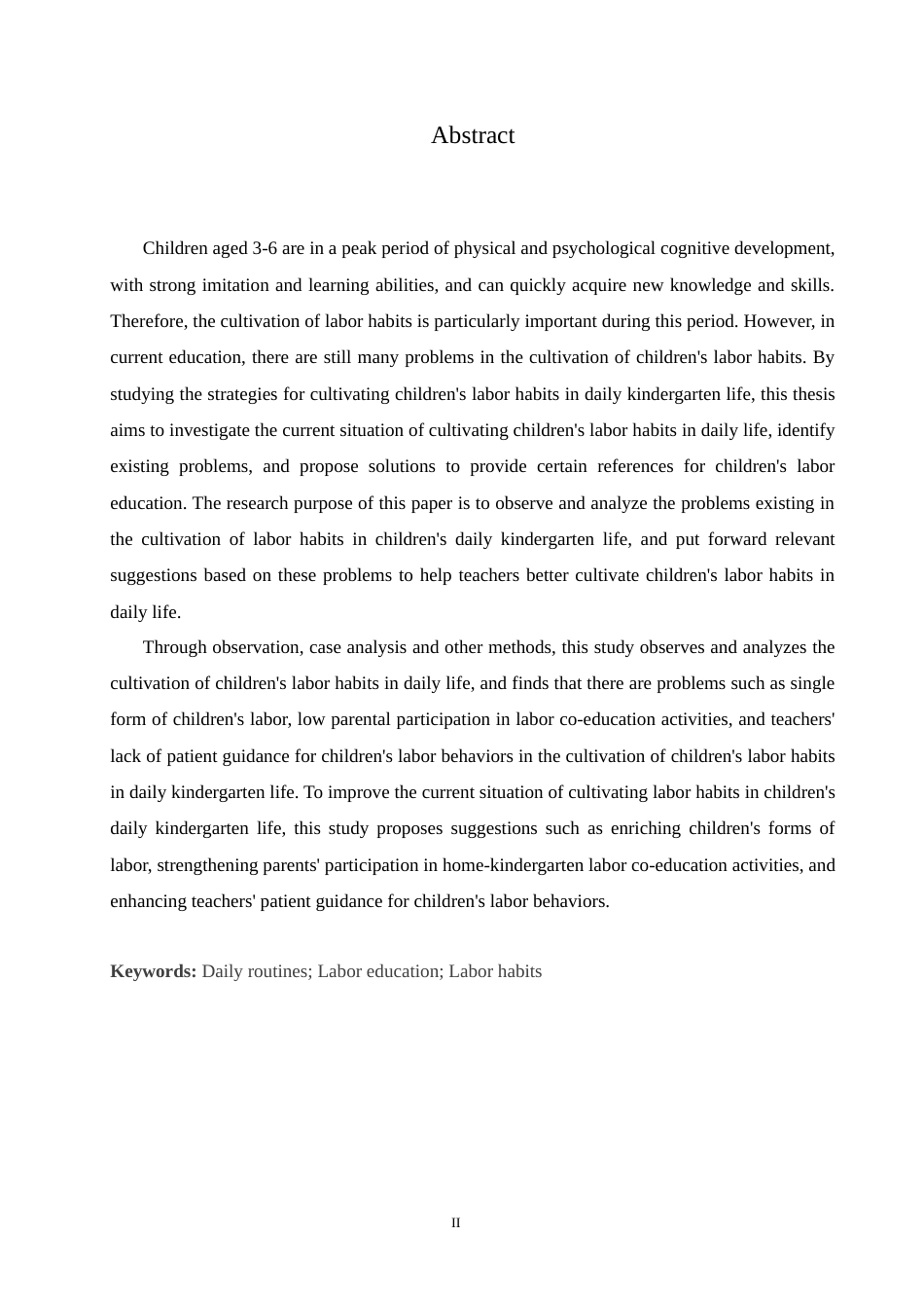 25年CH学前教育 日生活中幼儿劳动习惯培养存在的问题及解决策略-约16536字符.docx_第2页