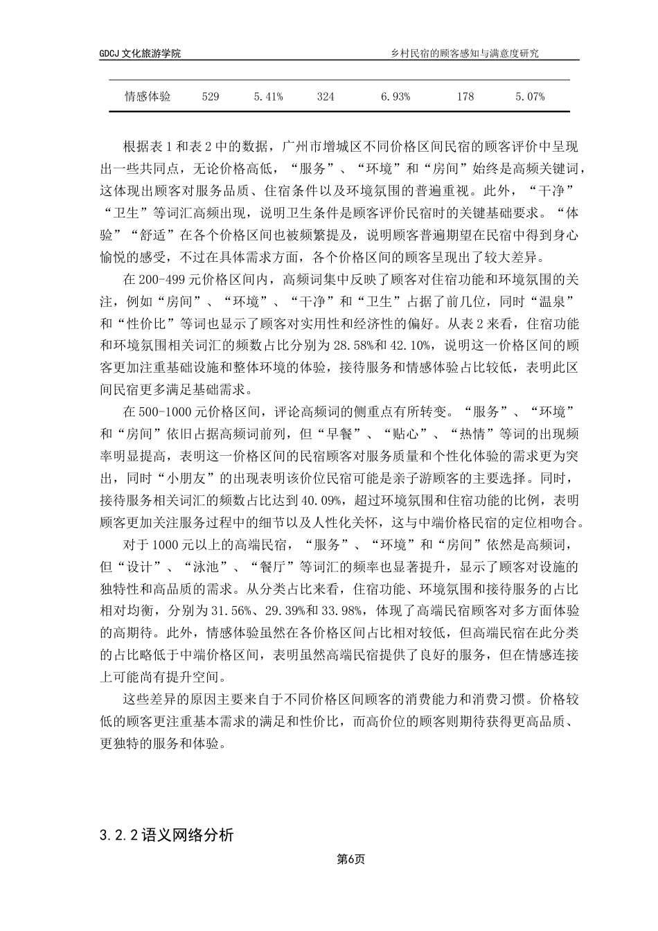 25年CH酒店管理 关键词： IPA分析法客观地对广州市增城区民宿顾客感知价值元素的重要性与满意度进行评价 。终稿-约12559字符.docx_第9页