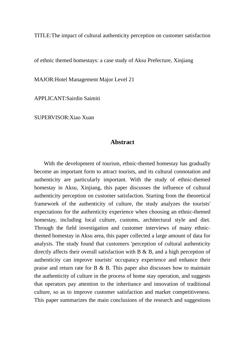 25年CH酒店管理 关键词：文化原真性感知；民族主题民宿；顾客满意度；新疆阿克苏地区;扎根理论-约18169字符.docx_第3页
