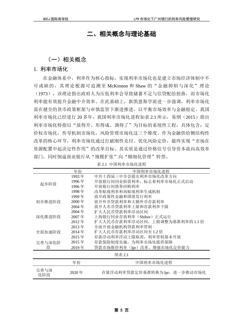 25年CH金融学 关键词：广州银行；利率市场化；利率风险管理；LPR改革终稿-约29325字符.docx_第9页