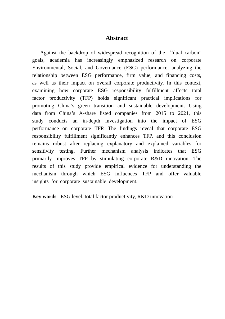 25年CH经济学 ESG责任履行对企业全要素生产率的影响研究（终）1-约12022字符.docx_第3页