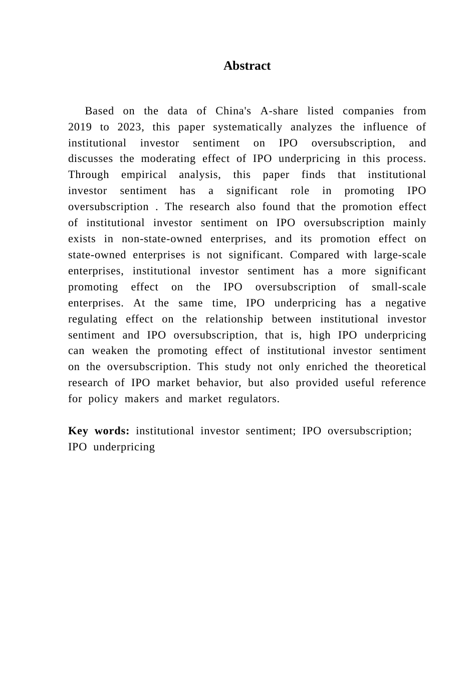 25年CH金融学 机构投资者情绪对IPO超募的影响研究-约12285字符.docx_第4页