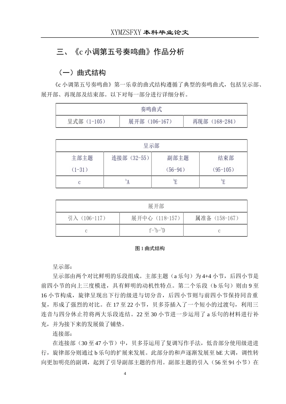 25年CH音乐学 简析古典主义时期钢琴奏鸣曲艺术风格与特点——以贝多芬《c小调第五号奏鸣曲》第一乐章巴伦博伊姆演奏为例(终)-约8256字符.docx_第7页