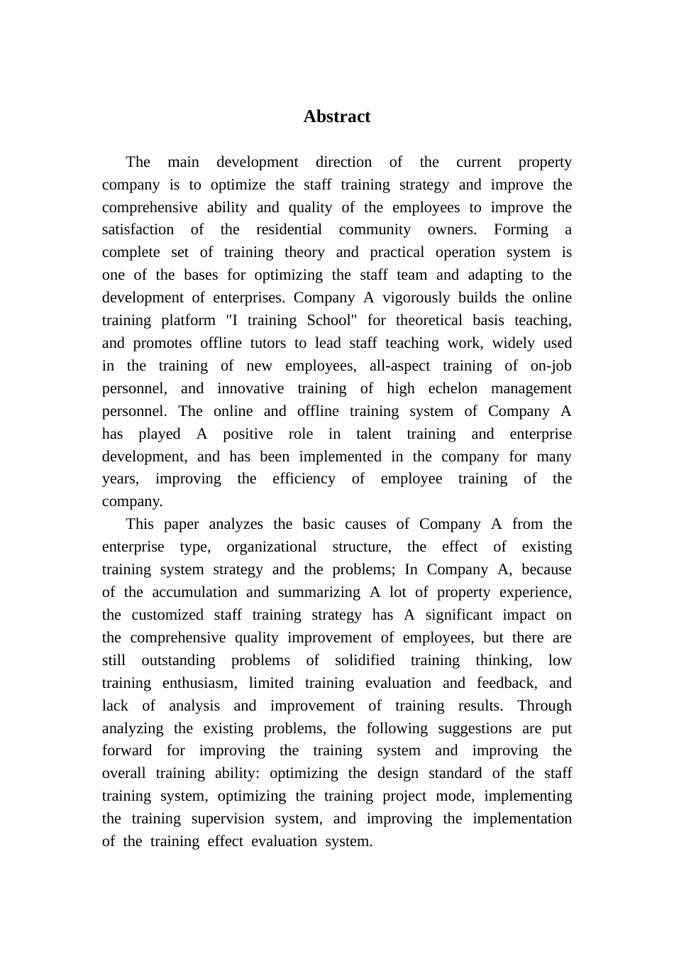 25年CH人力资源管理 关键词：员工培训;物业公司；i学堂;员工培训体系；终稿-约17422字符.docx_第2页