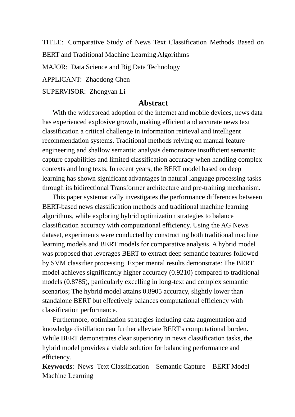 25年CH数据科学与大数据技术-新闻文本分类语义捕捉BERT模型机器学习终稿-约14878字符.docx_第3页