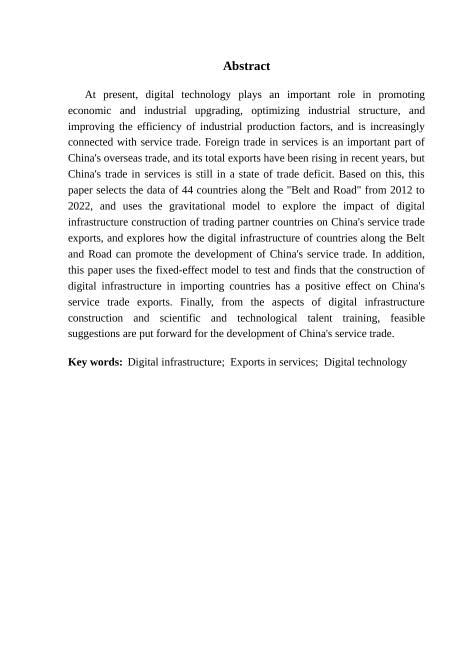25年CH国际经济与贸易 关键词：数字基础设施；服务贸易出口；数字技术-约12529字符.docx_第4页