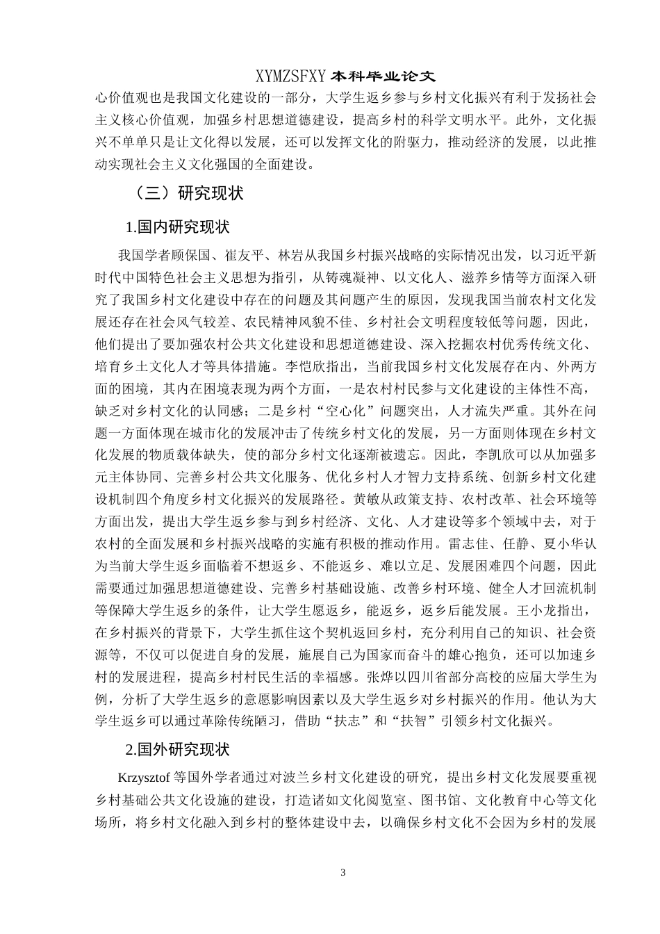 25年CH政治学与行政学 大学生返乡助力乡村文化振兴的发展路径探究关键词：大学生；返乡；文化振兴终稿-约21166字符.docx_第6页