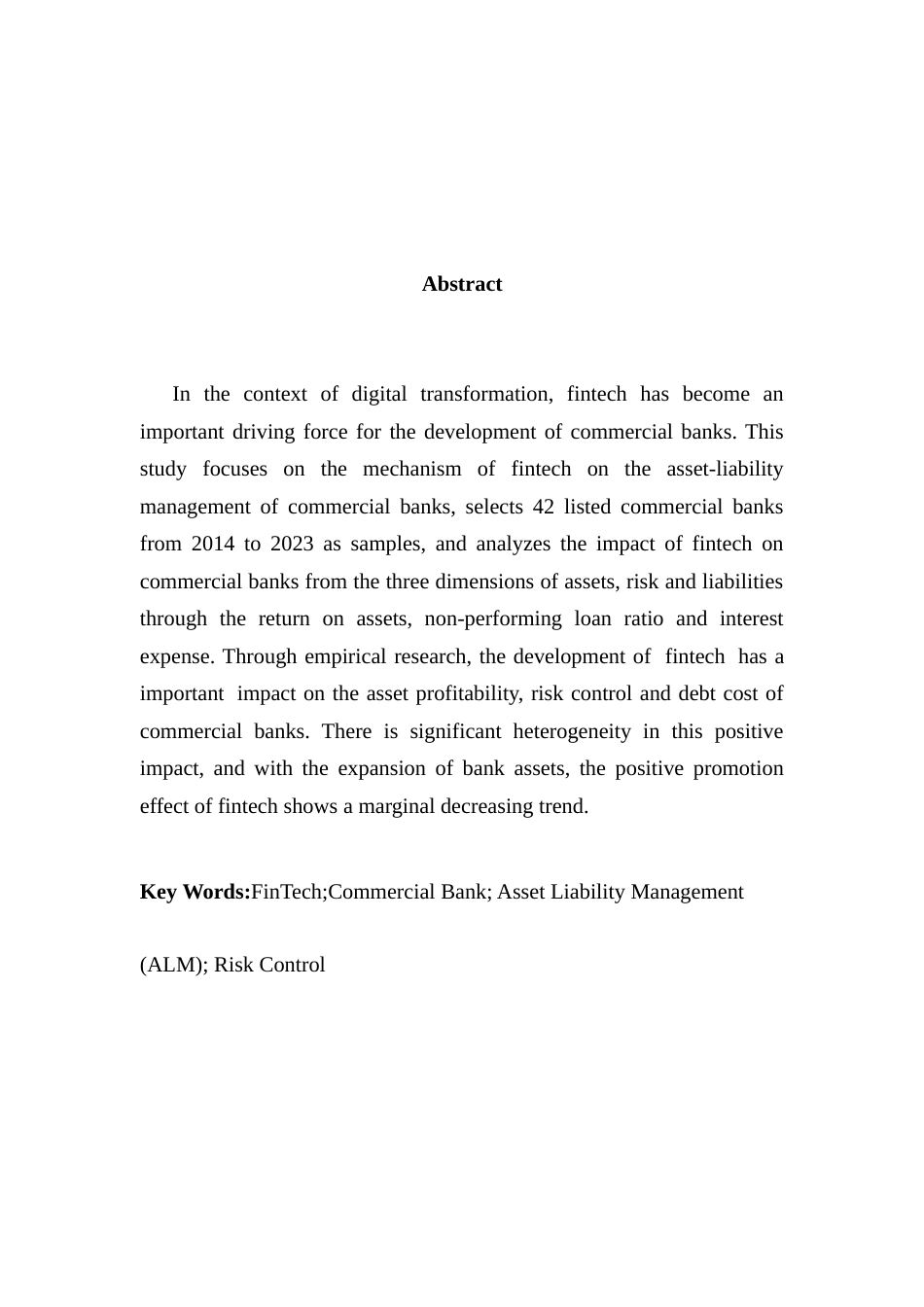 25年CH金融学 关键词：金融科技；商业银行；资产负债管理；风险控制终稿-约13126字符.docx_第3页