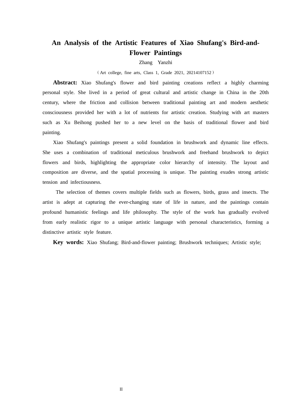 25年CH美术学 浅析萧淑芳的花鸟画艺术特色1)终稿-约8744字符.docx_第3页