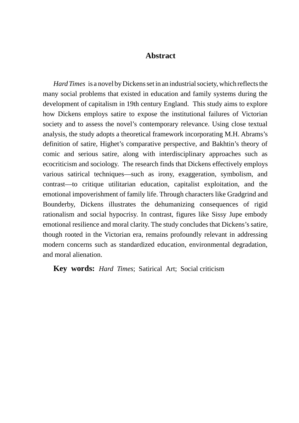 25年CH英语 关键词：艰难时世；讽刺艺术；社会批判-约51858字符.docx_第3页