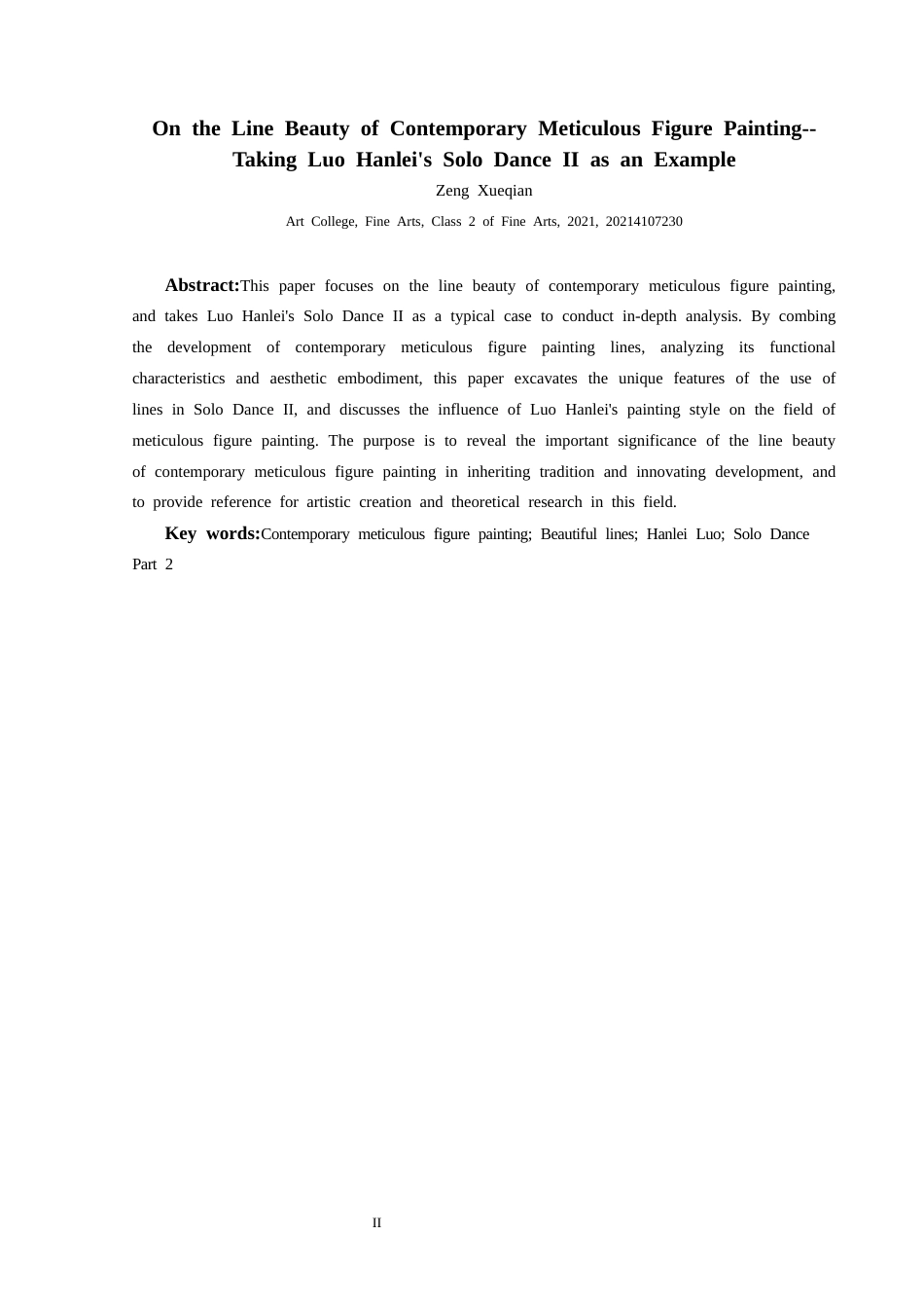 25年CH美术学 关键词：当代工笔人物画；线条美；罗寒蕾；审美体现终稿-约8334字符.docx_第3页