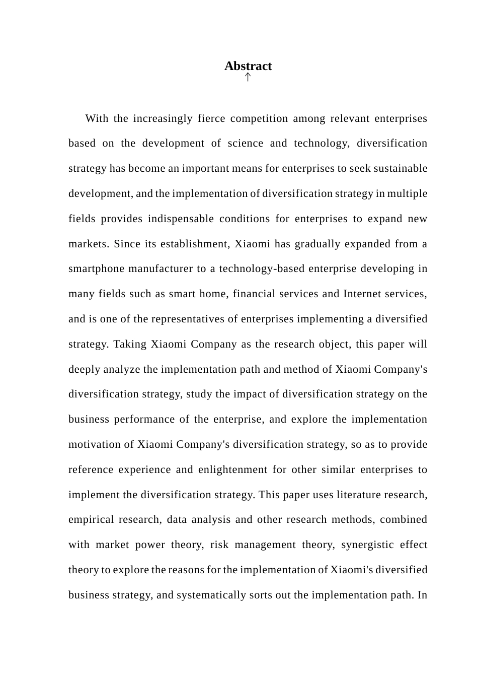 25年CH会计学 关键词：小米；多元化经营战略；绩效分析；AloT；战略协同-约50178字符.docx_第3页