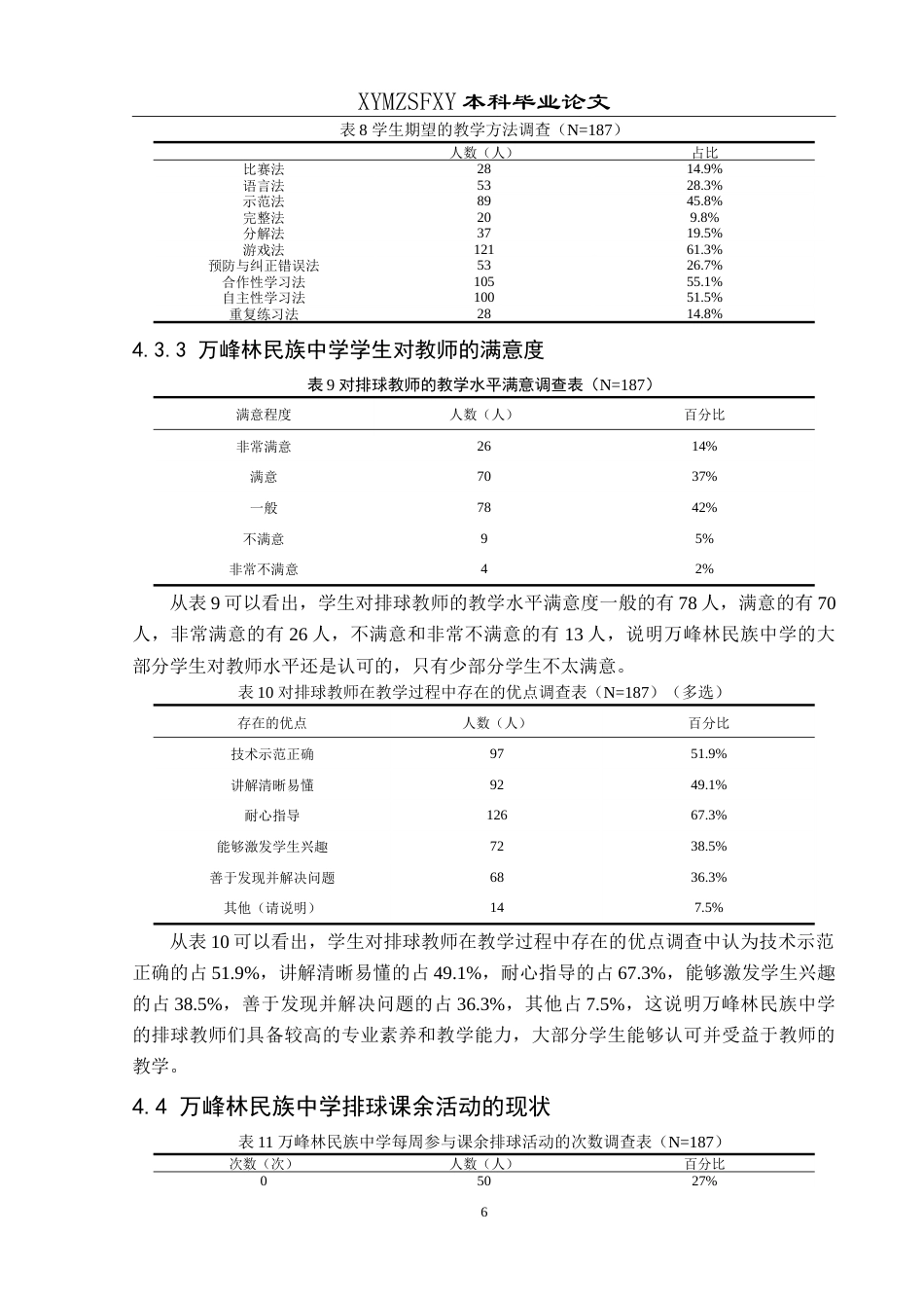 25年CH体育教育 兴义市万峰林民族中学校园排球运动开展现状调查最终稿-约16391字符.doc_第9页