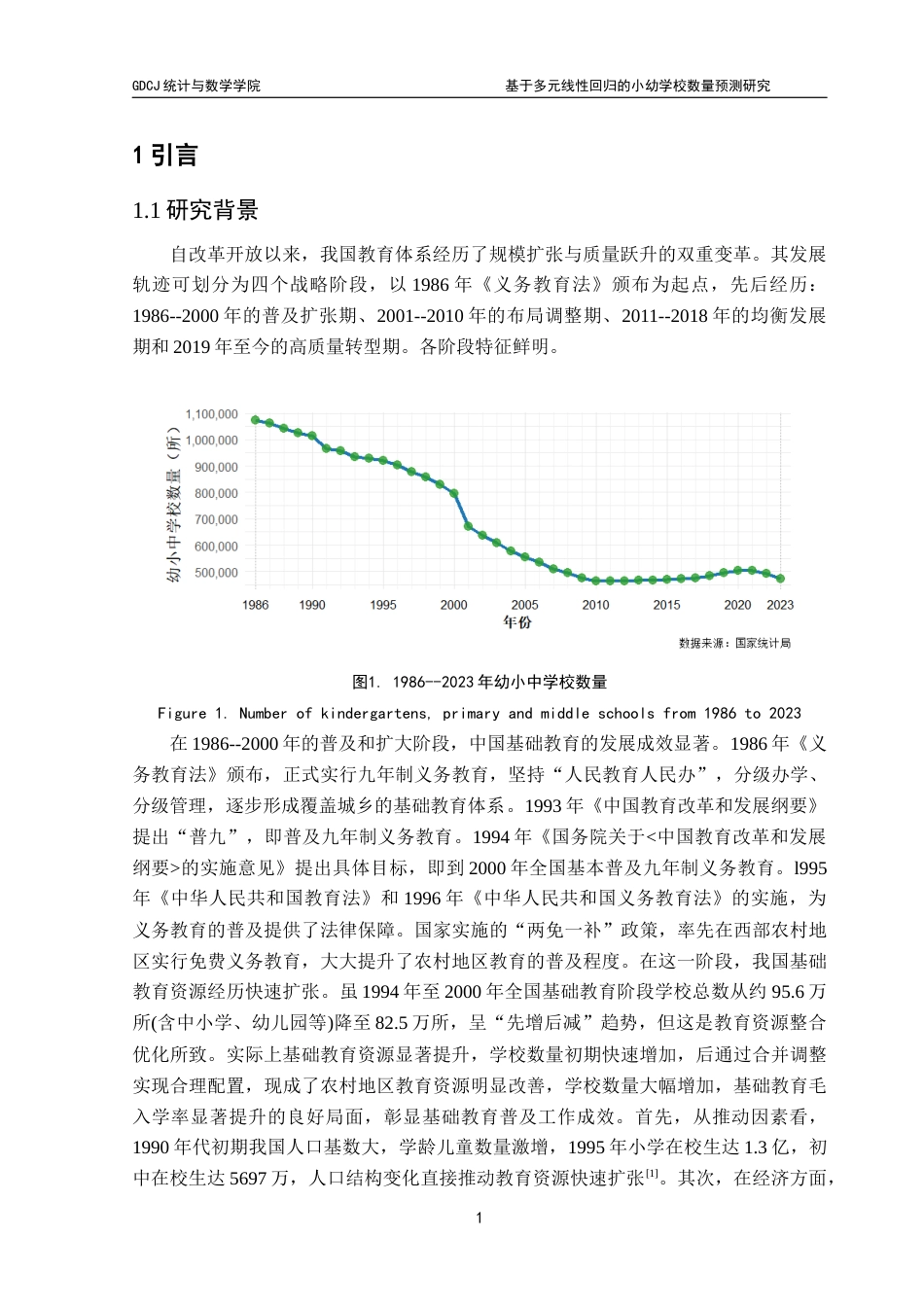 25年CH应用统计学 基于多元线性回归的小幼学校数量预测研究终稿-约22577字符.docx_第7页