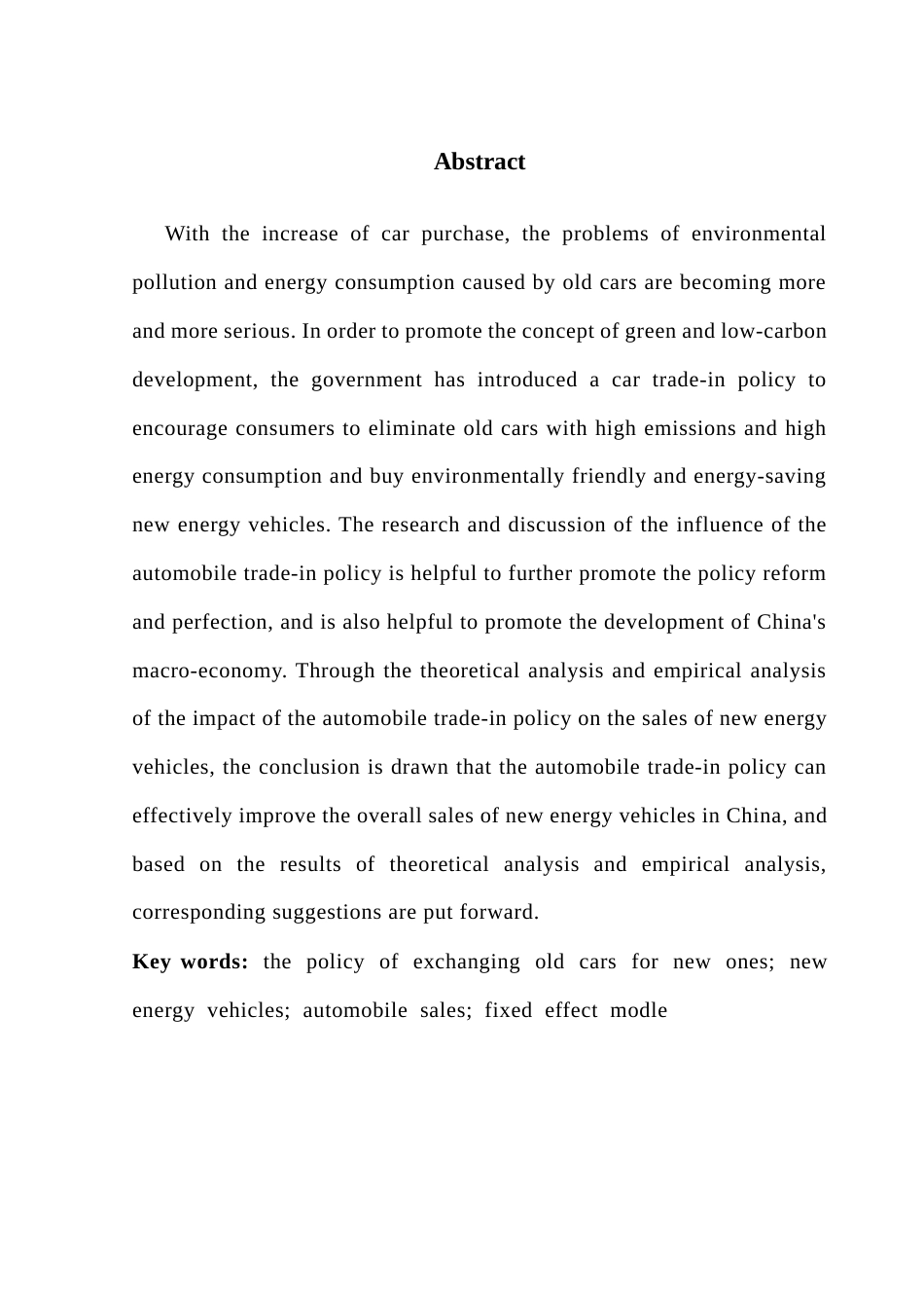 25年CH经济学 关键词：汽车以旧换新政策；新能源汽车；汽车销量；固定效应模型-约11859字符.docx_第3页